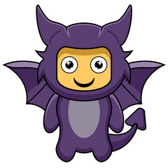 cartoon character bat animal mascot costume design graphic illustration