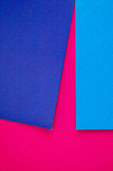 red and blue paper