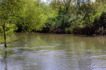 Lower Hermon River - Banias, in the Upper Galilee in northern Israel