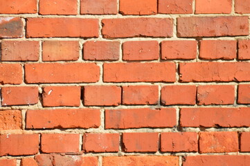 Obraz premium red brickwork of the early 20th century