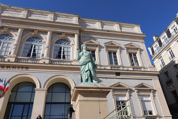 La mairie vue de l'extérieur, ville de Saint Etienne, département de la Loire, France