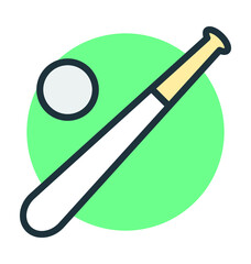Baseball Game Vector Icon