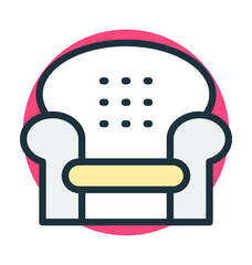 Sofa Vector Icon