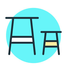 Stool Vector Icon