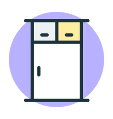 Cupboard Vector Icon
