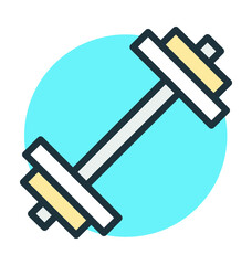 Dumbbells Vector Icon