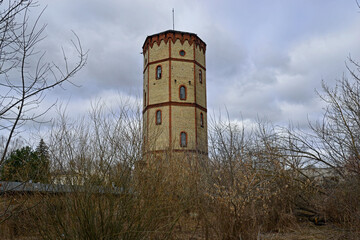 water tower called the Mariusz Gajdek water tower built in the 2nd half of the 19th century in the village of Choroszcz in Podlasie, Poland