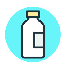 Oil Bottle Vector Icon
