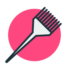 Tinting Brush Vector Icon