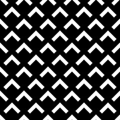 Roofs Of Houses Pattern. Vector White Roofs Pattern. Black Background.