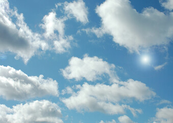 Obraz premium Cloudy sky background