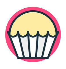 Muffin Vector Icon