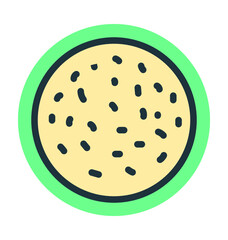 Obraz premium Cookie Vector Icon