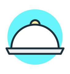 Platter Vector Icon
 