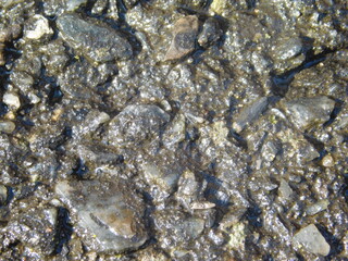 close up of asphalt