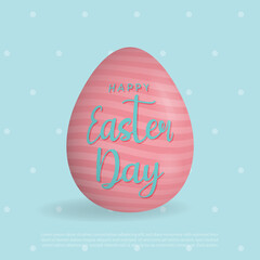Illustration vector graphic of perfect for happy easter day, rabbit, egg, background, template, Colorful Happy Easter greeting cards with rabbits