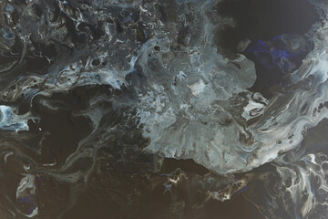 Modern abstract painting, painted with acrylic paints. Colorful background of abstract painting. Abstract colorful background, wallpaper.  Modern art. 