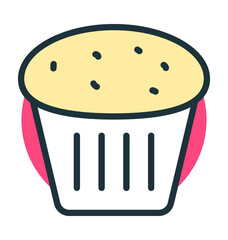 Muffin Vector Icon