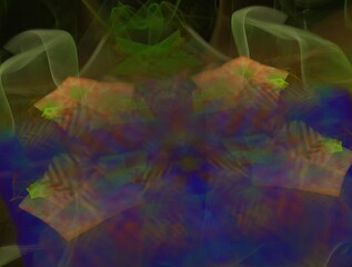 Imaginatory fractal background generated Image