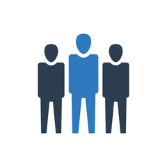 People team and group icon sign symbol
