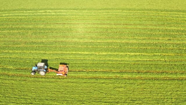 the belt swather places the swaths. belt merger
