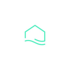 simple apartment logo