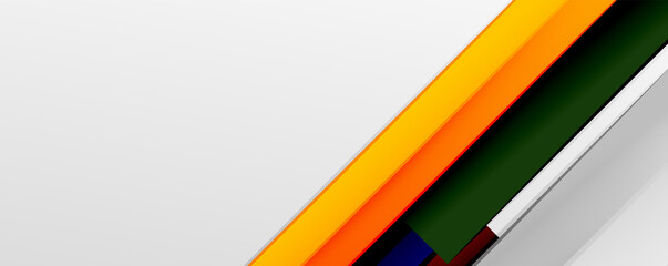 Color abstract lines trendy geometric background for business or technology presentation, internet poster or web brochure cover, wallpaper
