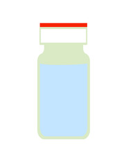 bottle of vaccine against covid 19