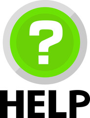 ’HELP’のボタン