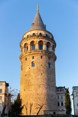 Fototapeta na wymiar Turkey. Istanbul. Galata Tower. The main attraction of Istanbul is the Galata Tower.