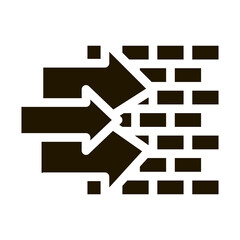 Fototapeta premium construction elements icon Vector Glyph Illustration