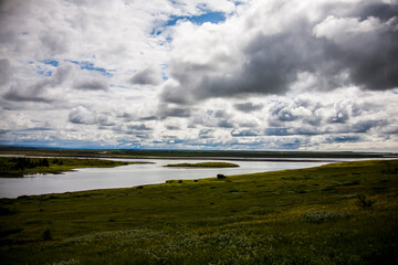 Summer landscape in Southern Iceland, Europe