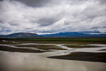 Summer landscape in Southern Iceland, Europe
