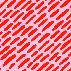 Brushstrokes, seamless creative pattern. 