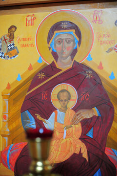Icon of Mother of God and Jesus Christ