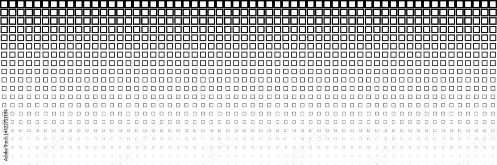 Aufkleber horizontal black and gray square isolated on white for pattern and background