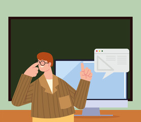 online learning teacher