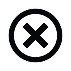 Obraz premium cross sign icon design vector