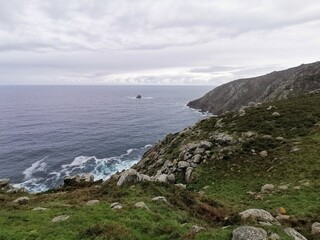 Fototapeta na wymiar coast of the atlantic ocean