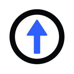 up arrow icon design vector