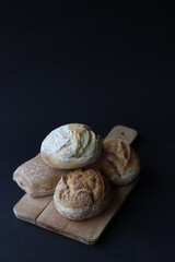 small bread on the table
