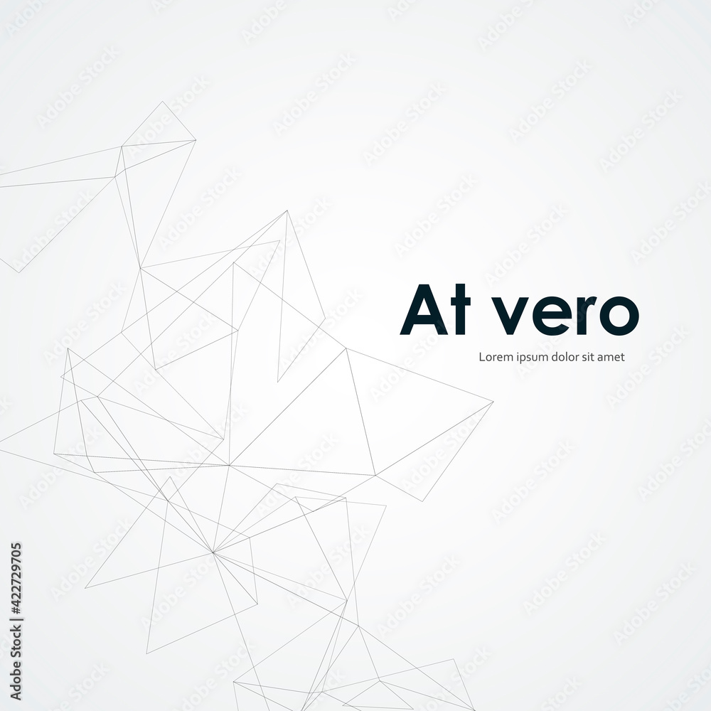 Poster vector black lines connection. modern connect background