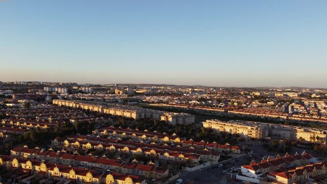Vistas aereas urbanas de jerez de la frontera cadiz