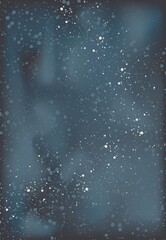 Vertical background of blue color with stone texture with dots, stock vector illustration for design and decoration, print, template, banner