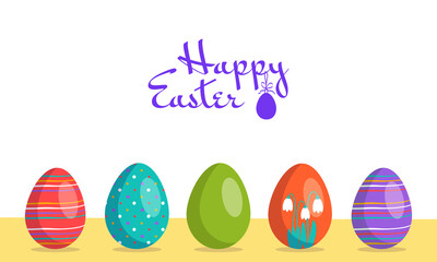 Happy Easter eggs