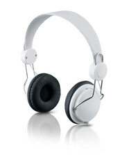 auriculares blancos inalámbricos para escuchar musica.