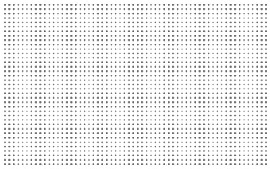Grid paper. Dotted grid on white background. Abstract dotted transparent illustration with dots. White geometric pattern for school, copybooks, notebooks, diary, notes, banners, print, books