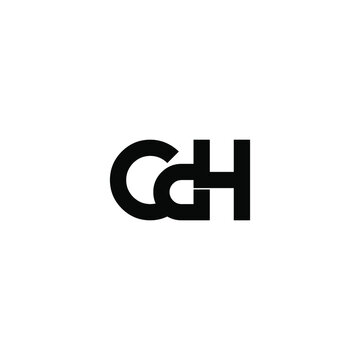 cdh letter original monogram logo design