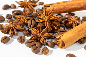 star anise and sticks, anise and cinnamon