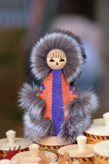 Obraz premium Traditional toy of the peoples of the north